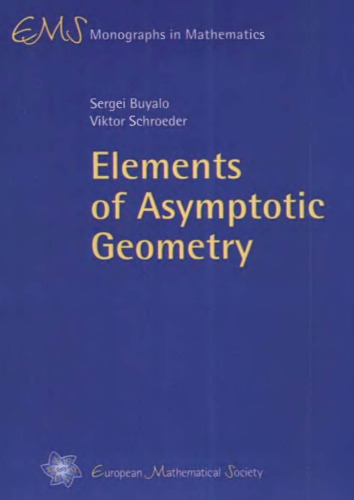 Elements of asymptotic geometry