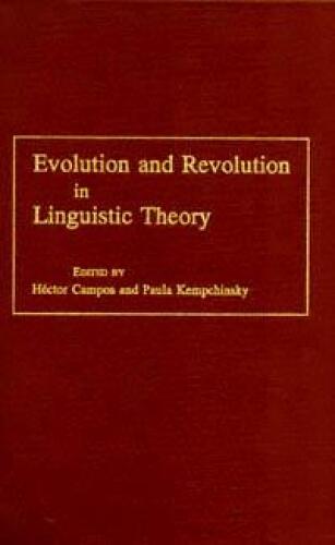 Evolution and Revolution in Linguistic Theory