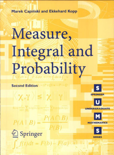 Measure, Integral and Probability