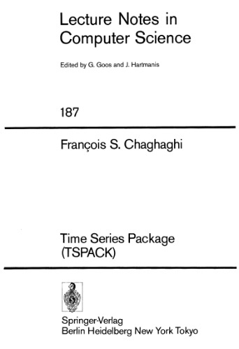 Time Series Package (TSPACK)