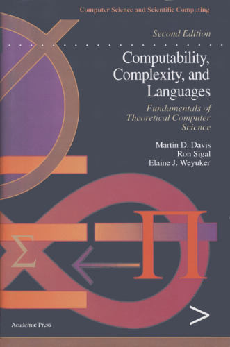 Computability, complexity, and languages: Fundamentals of theoretical computer science