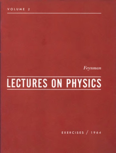 Lectures on physics. Exercises