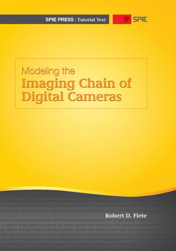 Modeling the imaging chain of digital cameras