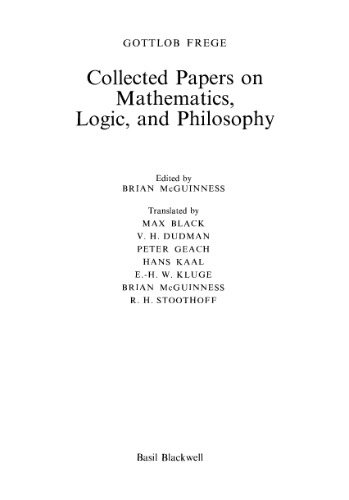 Collected papers on mathematics, logic, and philosophy