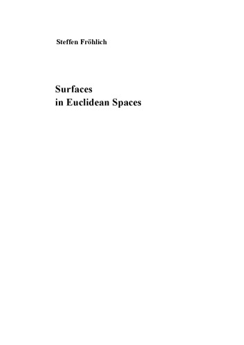 Surfaces in Euclidean spaces