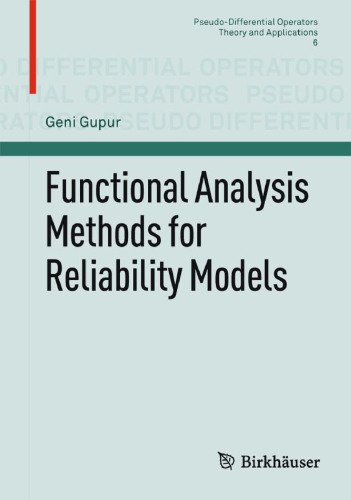 Functional analysis methods for reliability models