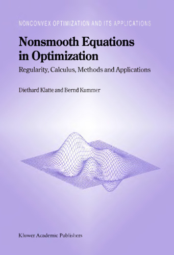 Nonsmooth equations in optimization