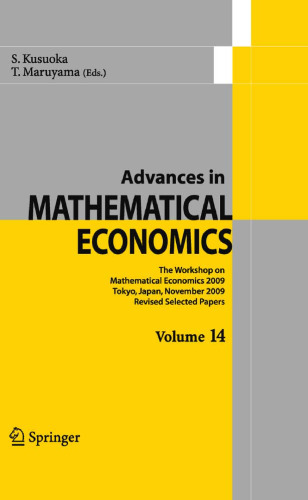 Advances in Mathematical Economics