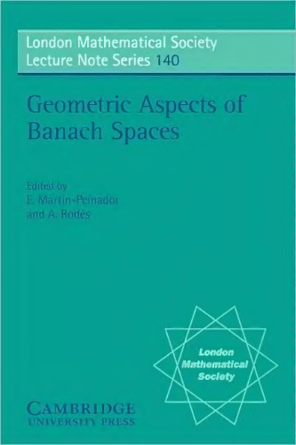 Geometric aspects of Banach spaces: essays in honour of Antonio Plans