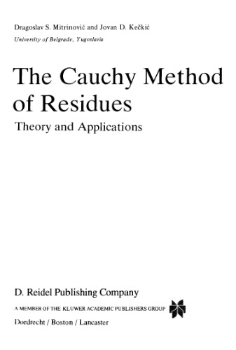 The Cauchy method of residues