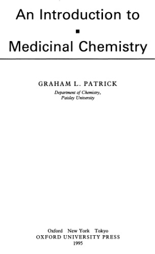 An introduction to medicinal chemistry