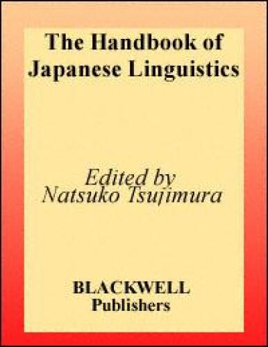 The Handbook of Japanese Linguistics