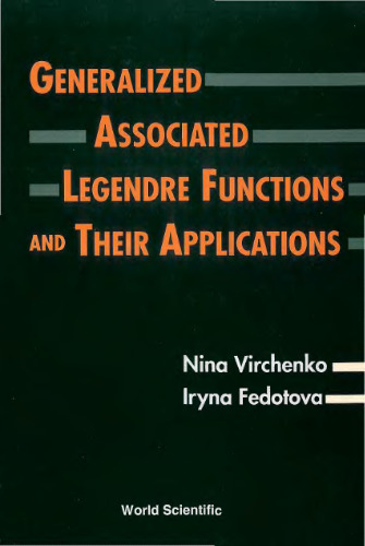 Generalized associated Legendre functions and their applications