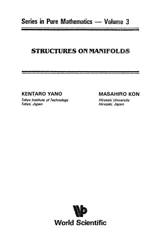 Structures on manifolds