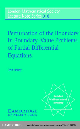 Perturbation of the boundary in boundary-value problems of partial differential equations