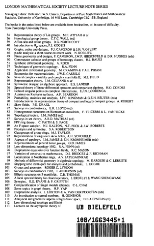 Lectures on Block Theory