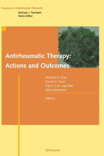 Antirheumatic Therapy: Actions and Outcomes (Progress in Inflammation Research)