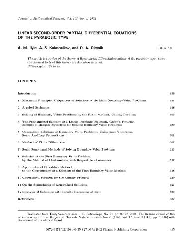 Linear 2nd-order PDEs of the parabolic type (JMS, vol. 108, p. 435)