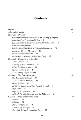 Singing with Your Whole Self: The Feldenkrais Method and Voice