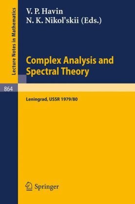 Complex Analysis and Spectral Theory: Seminar, Leningrad 1979/80