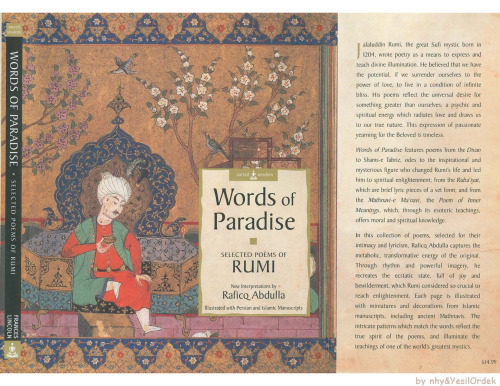 Words of Paradise: Selected Poems of Rumi