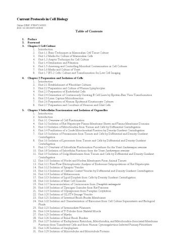 Current Protocols in Cell Biology