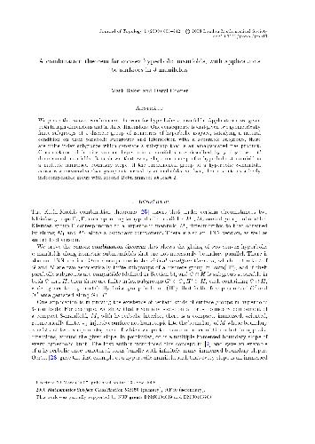 A combination theorem for convex hyperbolic manifolds, with applications to surfaces in 3-manifolds