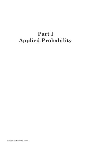 Advances on Methodological and Applied Aspects of Probability and Statistics