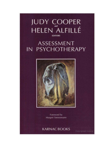 Assessment in Psychotherapy