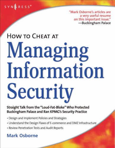 How to Cheat at Managing Information Security