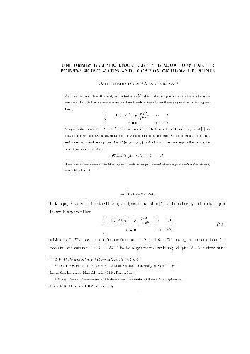 Uniformly elliptic Liouville type equations part II pointwise estimates and location of blow up points