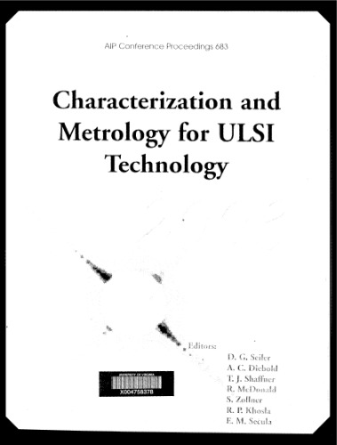 Characterization and Metrology for ULSI Technology 2000: International Conference (AIP Conference Proceedings)