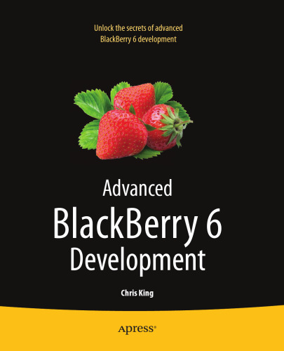 Advanced BlackBerry 6 Development