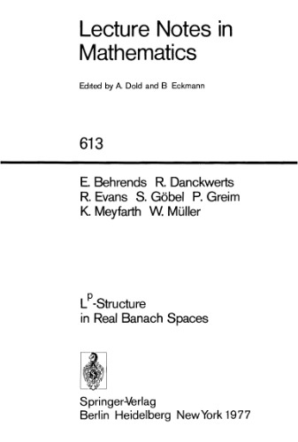 Lp-Structure in Real Banach Spaces