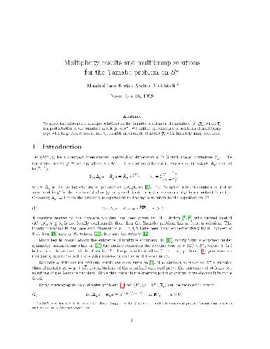 Non-compactness and multiplicity results for the Yamabe problem on S^n