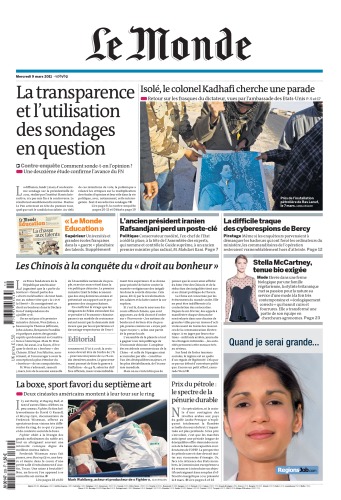 le monde 09 03 2011