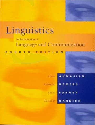 Linguistics: an introduction to language and communication  - 4th Edition