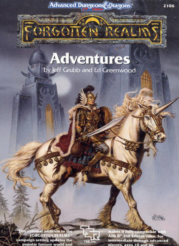 Forgotten Realms Adventures (Advanced Dungeons and Dragons Hardcover Accessory Rulebook)