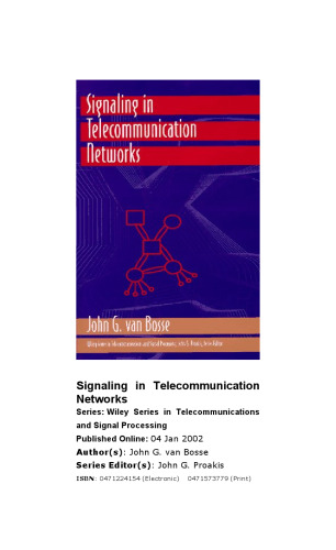 Signaling in Telecommunication Networks