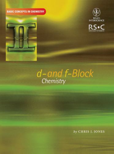 d- and f- Block Chemistry (Basic Concepts In Chemistry)