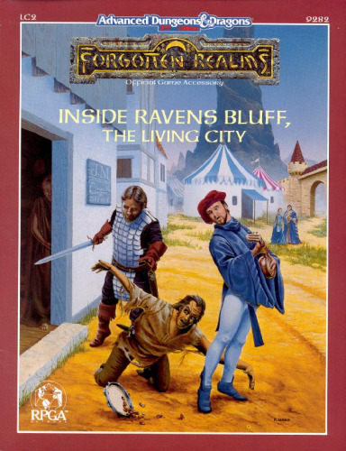 Advanced Dungeons & Dragons Forgotten Realms: Inside Ravens Bluff, The Living City, (LC2) 2nd Edition