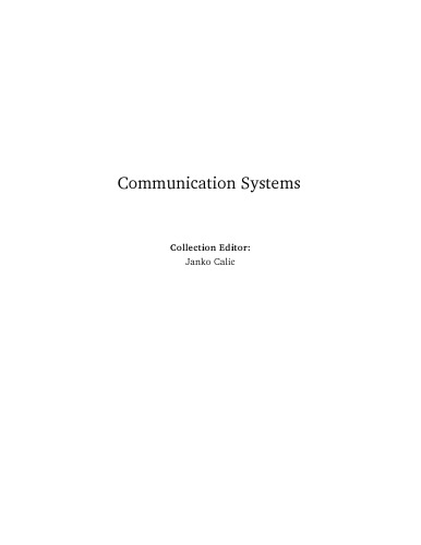 Communication Systems