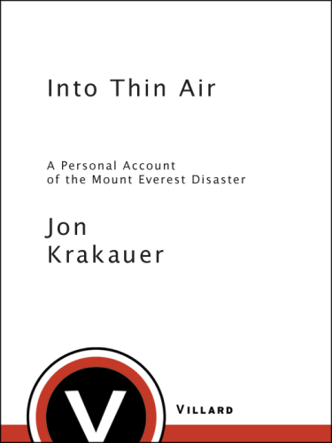 Into Thin Air (Turtleback School & Library Binding Edition)