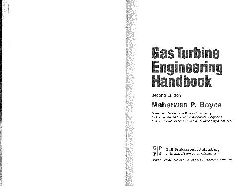 Gas Turbine Engineering Handbook