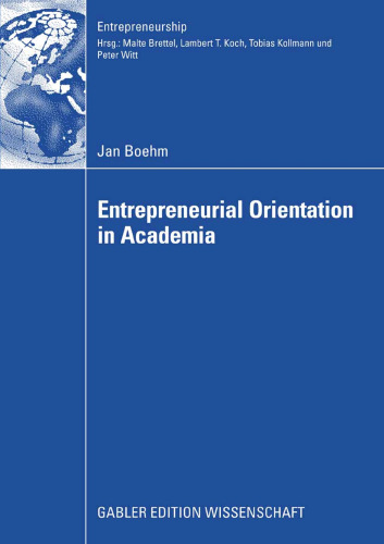 Entrepreneurial Orientation in Academia