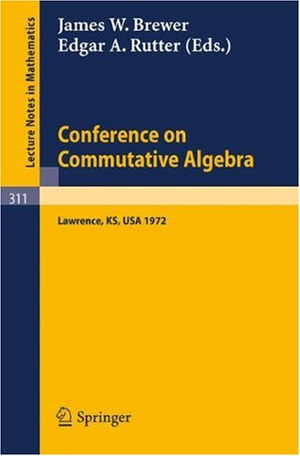 Conference on Commutative Algebra