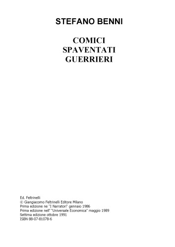 Comici Spaventati Guerrieri