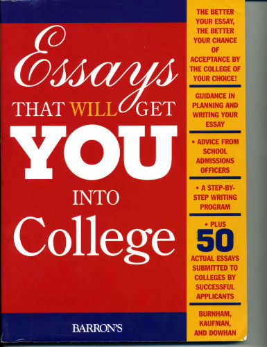 Essays That Will Get You into College