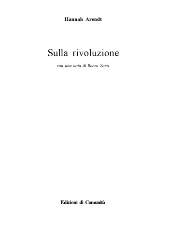 Sulla rivoluzione