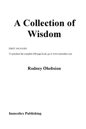 A Collection of Wisdom